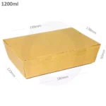 1200ml A Kraft Paper Lunch Box 200ctn