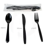 Black PS Plastic Food Kit Film Wrap 500ctn