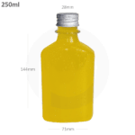 250ml A PET Plastic Cold Brew Bottle with Alu Cap 210/ctn