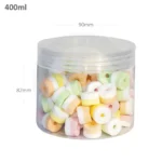 400 ml 90mm PET Plastic Jar Clear PP Cap 100ctn