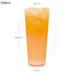 500ml80mm PP Plastic Cup 500ctn
