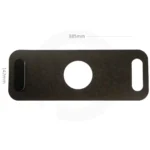 Black - 1 Cup Kraft Paper Holder 14×39cm 500ctn