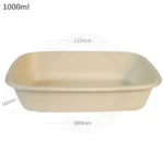 1000ml Bagasse Sugarcane Food Bowl 300ctn