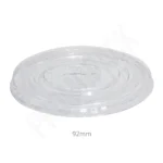 92mm PET Plastic X hole Flat Lid 1000ctn