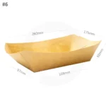 #6 Kraft Paper Food Tray 500/ctn