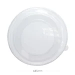 185mm PET Plastic Salad Bowl Lid 300/ctn