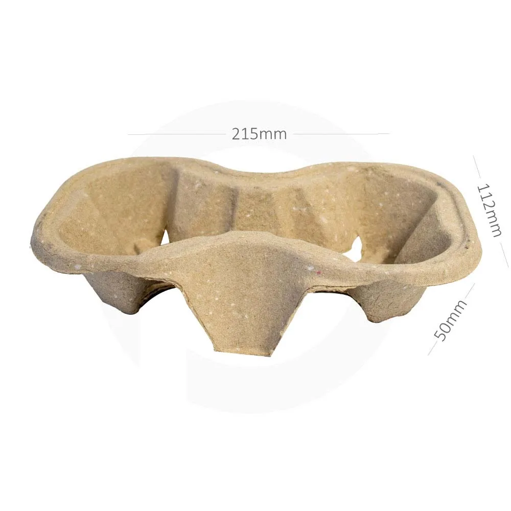 2Cups Pulp Fiber Carrier 500/ctn - Image 1