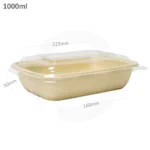 1000ml Bagasse Sugarcane Food Bowl 300ctn - Image 2