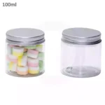 100ml60mm PET Plastic Jar Alu Cap 100ctn - Image 2