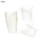10oz Double Wall White Paper Cup 500ctn - Image 2