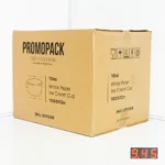 10oz White Paper Ice Cream Cup 1000/ctn - Image 4