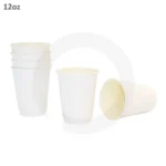 12oz Double Wall White Paper Cup 500ctn - Image 3
