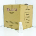 200ml PET Plastic Bottle with Black Alu Cap 200/ctn - Image 2