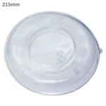 215mm PET Plastic Sugarcane 16 g Bowl Lid 300/ctn - Image 2