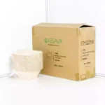 32oz Bagasse Sugarcane Square Food Bowl 300/ctn - Image 4