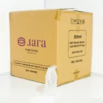 350ml PET Plastic Bottle Black Plastic Cap 200/ctn - Image 3