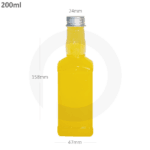 200ml PET Plastic Bottle Alu Cap 300/ctn