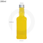 200ml PET Plastic Bottle Alu Cap 300/ctn