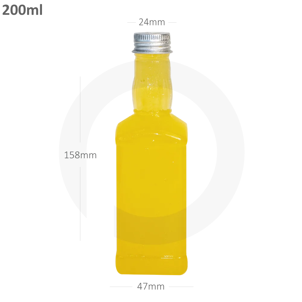 200ml PET Plastic Bottle Alu Cap 300/ctn - Image 1