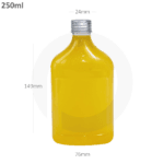 250ml D PET Plastic Cold Brew Bottle Alu Cap 210/ctn