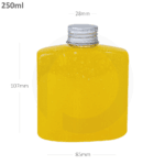 250ml B PET Plastic Cold Brew Bottle Silver Alu Cap 200/ctn