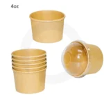 4oz Kraft Paper Ice Cream Cup 1000ctn - Image 3