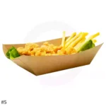 #5 Kraft Paper Food Tray 500/ctn - Image 2
