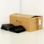 500g Black Stand Up Ziplock Valve Bag 300ctn - Image 3