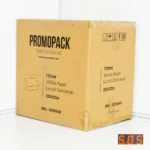 700ml White Paper Lunch Box 200/ctn - Image 4