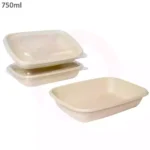750ml Bagasse Sugarcane Food Bowl 300ctn - Image 2