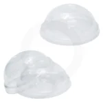 75mm PET Plastic No Hole Dome Lid 1000ctn - Image 2