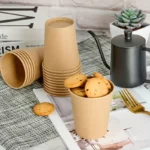 8oz Single Wall Kraft Paper Cup 1000ctn - Image 2
