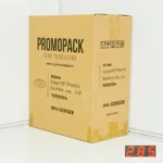 90mm Clear PET Plastic No Hole Flat Lid 1000ctn - Image 3