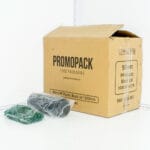 90mm PP Plastic Black with green Heart Lid 1000ctn - Image 3