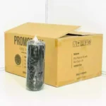 90mm PS Plastic Black No Cap Lid 1000/ctn - Image 4