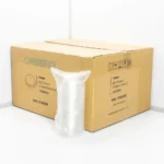 92mm PET Plastic X Hole Dome Lid 1000ctn - Image 2