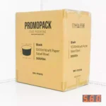 Black - 1000ml Kraft Paper Salad Bowl 300ctn - Image 4