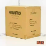 Black - 4oz Single Wall White Paper Cup 1000ctn - Image 2