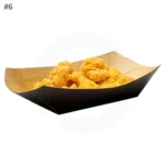 Black - #6 Kraft Paper Food Tray 500ctn - Image 3
