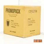 Black - 6oz Single Wall White Paper Cup 1000ctn - Image 3