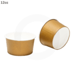 Brown - 12oz White Paper Soup Cup 500ctn - Image 4