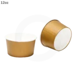 Brown - 12oz White Paper Soup Cup 500ctn - Image 4
