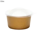 Brown - 12oz White Paper Soup Cup 500ctn - Image 2