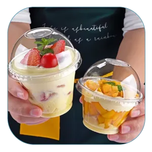 Ice Cream Cups and Dome Lids