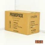 PS Plastic Black Fork & Napkin Film Wrap 500ctn - Image 2