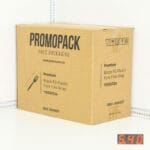 Premium Black PS Plastic Fork Film Wrap 1000/ctn - Image 2