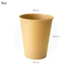 8oz Single Wall Kraft Paper Cup 1000ctn