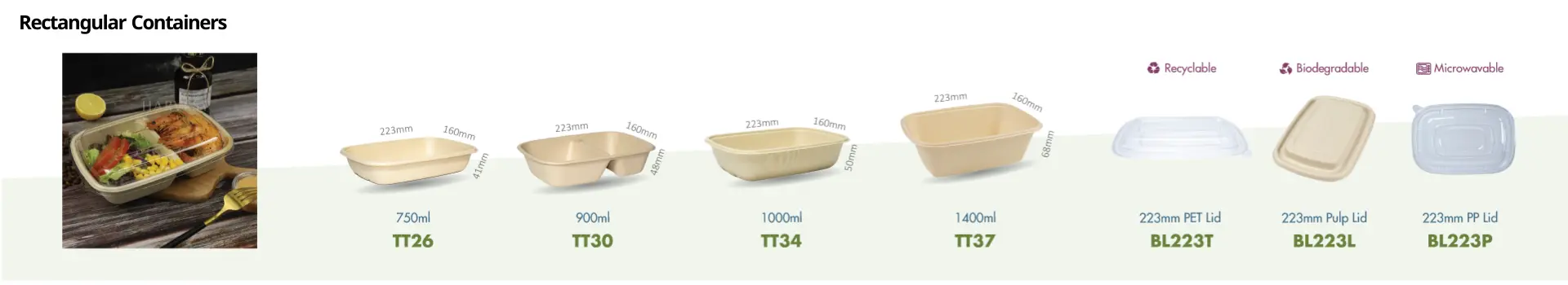 Rectangular Containers