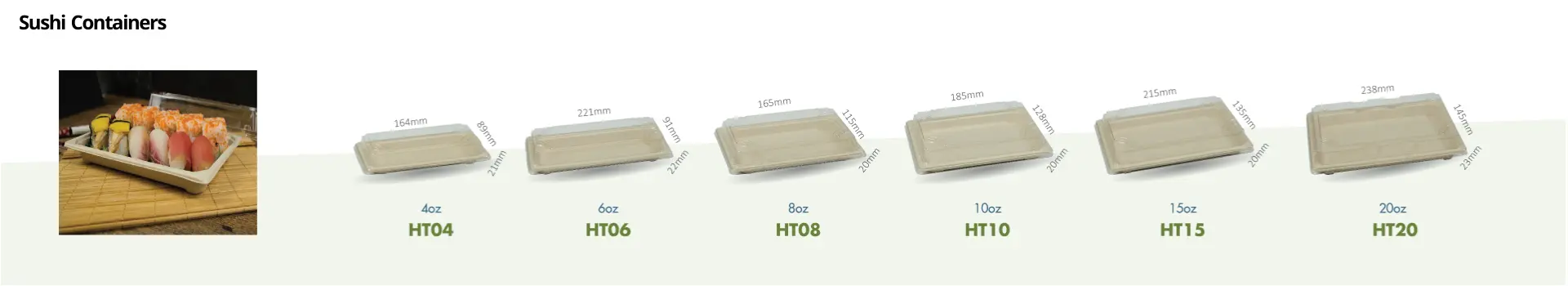 Sushi Containers
